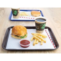 Olympia Kristallon Fast-Food-Tablett | Polypropylen | braun | versch. Größen