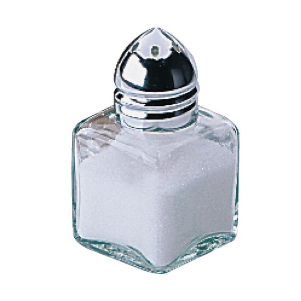 12 Olympia Salz- und Pfefferstreuer mini | 1,5cl | Glas und Edelstahl