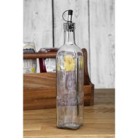 6 Olympia Olivenöl- und Essigflaschen | 0,5L | Glas