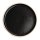 6 Olympia Canvas flache Teller | 18 oder 25cm | Steingut | schwarz