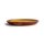 6 Olympia Canvas runde Teller mit schmalem Rand | 18 oder 26,5cm | Steingut | siena-rost