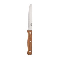12 Olympia Steakmesser mit runder Spitze | Holz | 21,5cm