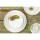 4 Olympia Cavolo flache, runde Teller | weiß gesprenkelt | 27cm | Porzellan