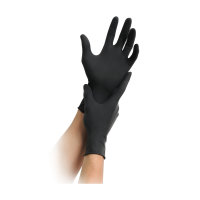 Einmalhandschuhe MaiMed black | 1000 Latexhandschuhe | schwarz | Gr. S - XL