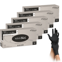 Einweghandschuhe MaiMed Nitril Black | 1000 Nitrilhandschuhe | schwarz | Gr. S - XL