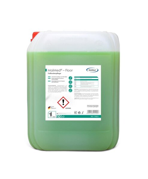 MaiMed Floor - Fußbodenpflege - 12 x 1 L oder 1 x 10 L - Reiniger