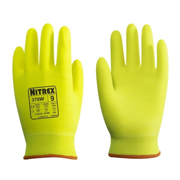 Arbeitshandschuhe - 10 Paar Nitrex 370 W - Gr. M - XXL - Industriehandschuhe