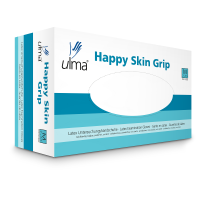 100 Happy Skin Grip Latexhandschuhe - versch....