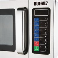 Buffalo Professional Mikrowelle | 25L | 1000W | programmierbar | Edelstahl