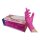 1000 Nitras CANDY WAVE Nitrilhandschuhe - Gr. M - pink - Einweghandschuhe