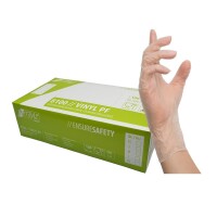1000 Nitras VINYL PF Vinylhandschuhe | Gr. XS - XL | transparent | Einweghandschuhe