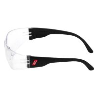 Nitras Vision Protect Basic | 12 Schutzbrillen | schwarz | Kunststoff