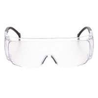 Nitras Vision Protect OTG | 12 Schutzbrillen | schwarz/transparent | Kunststoff