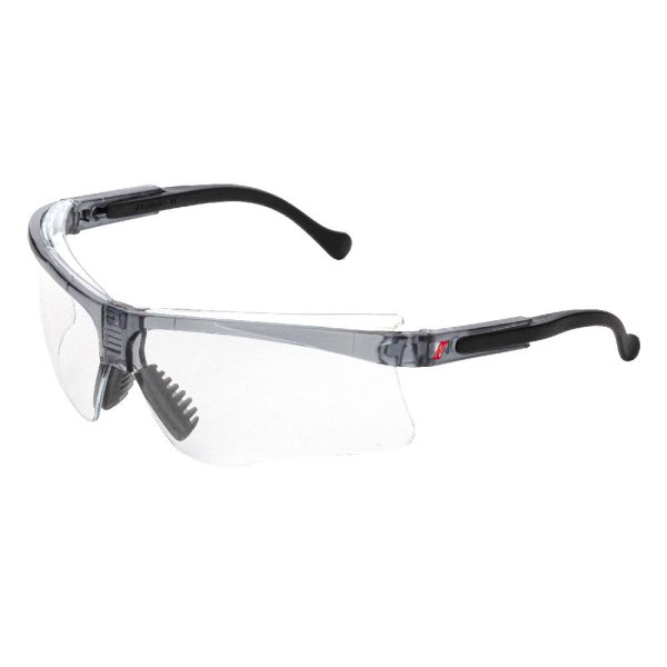 Nitras Vision Protect PREMIUM | 12 Schutzbrillen | schwarz | Kunststoff