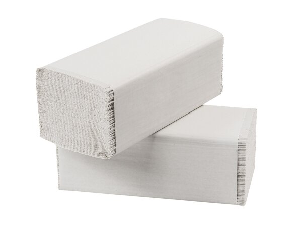3200 Papierhandtücher - Z-Falz - recycling - 2-lagig - 23 x 25 cm - Handtücher