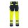 Nitras Motion Tex Viz lange Warnschutz-Arbeitshose | neongelb | Gr. 60