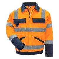 NITRAS MOTION TEX VIZ Warnschutz Arbeitsjacke | orange | Gr. 24 - 110