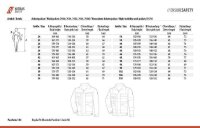 Nitras Motion Tex VIZ Warnschutz Arbeitsjacke | orange | Gr. 24 - 110