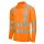 Nitras Motion Tex VIZ Warnschutz-Langarm-Poloshirt | Gr. XL | orange