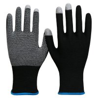 Arbeitshandschuhe | 12 Paar Nitras Smart Swipe Handschuhe...